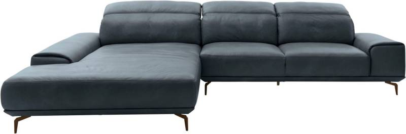 Musterring Wohnlandschaft MR 2490, Bronze-Fuß Sitzhöhe 46cm, wahlweise mit Funktionen, Maße 342 x 207 cm von Musterring