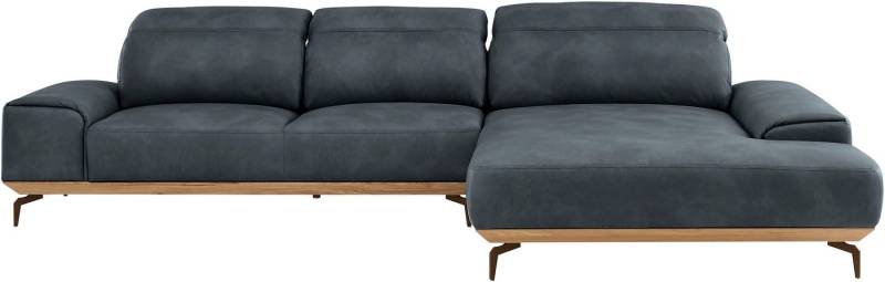 Musterring Wohnlandschaft MR 2490, Bronze-Fuß Sitzhöhe 46cm, wahlweise mit Funktionen, Maße 342 x 207 cm von Musterring