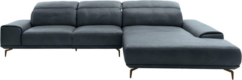 Musterring Wohnlandschaft MR 2490, Bronze-Fuß Sitzhöhe 46cm, wahlweise mit Funktionen, Maße 342 x 207 cm von Musterring