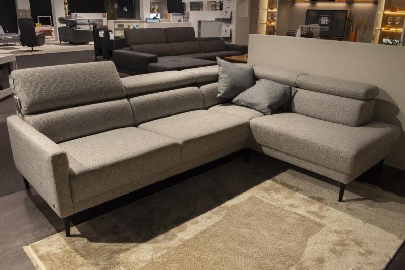 Polstergruppe MR4510 SToff 8 Prime Farbe Platin Metallfuß Schwarz Mit Kopfteilve... von Musterring