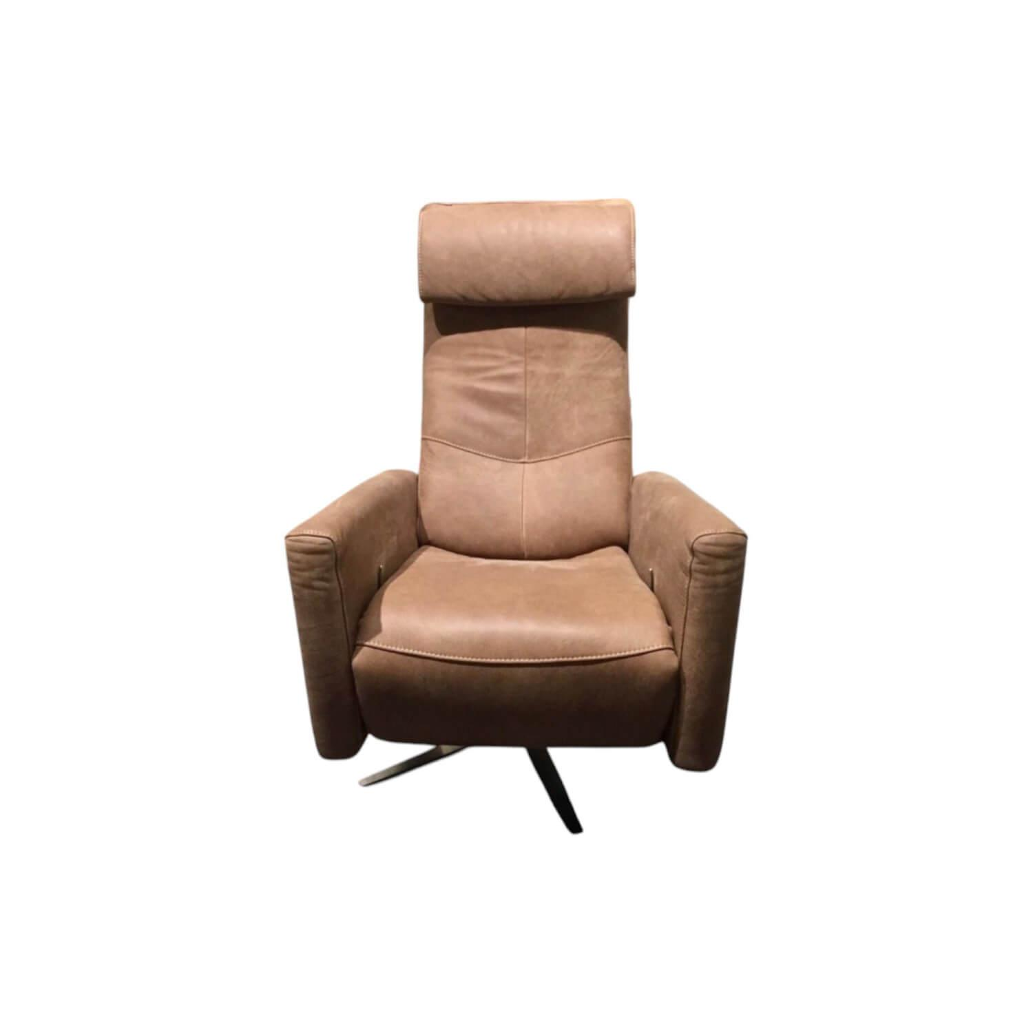 Relaxsessel MR 261 Leder Aurelia Chai Braun Sternfuß Edelstahl Relaxsessel MR 261 Leder Aurelia Chai Braun Sternfuß Edelstahl von Musterring