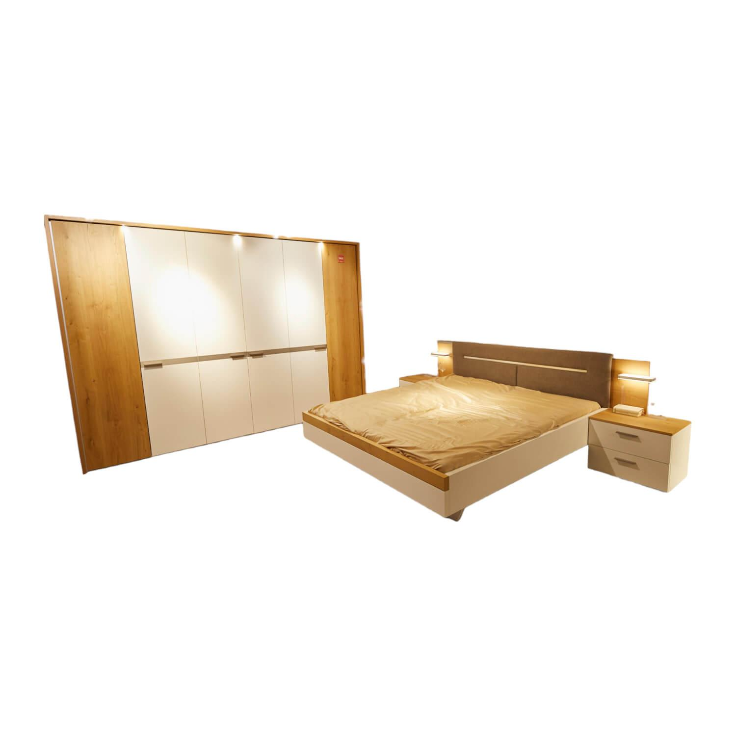 Schlafzimmer Ascea Kleiderschrank 6-türig Doppelbett Liegefläche ca.180x200cm Oh... von Musterring