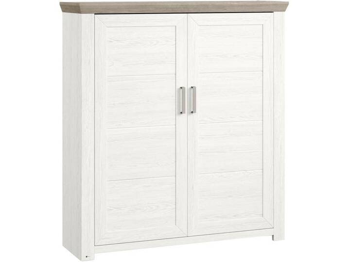 SetOne by Musterring HIGHBOARD, Weiß, Eiche, Metall, 6 Fächer, 3 Schubladen, 129.3x142.6x42.2 cm, Beimöbel erhältlich, Wohnzimmer, Kommoden & SetOne by Musterring HIGHBOARD, Weiß, Eiche, Metall, 6 Fächer, 3 Schubladen, 129.3x142.6x42.2 cm, Beimöbel erhältlich, Wohnzimmer, Kommoden & von Musterring