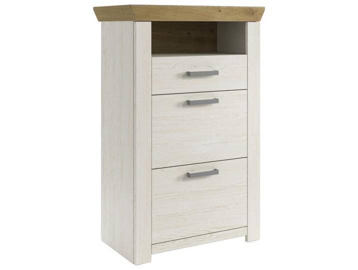 SetOne by Musterring KOMMODE, Eiche, Pinien, Metall, 3 Schubladen, 74.5x108.2x42.2 cm, Typenauswahl, Beimöbel erhältlich, stehend, Wohnzimmer, SetOne by Musterring KOMMODE, Eiche, Pinien, Metall, 3 Schubladen, 74.5x108.2x42.2 cm, Typenauswahl, Beimöbel erhältlich, stehend, Wohnzimmer, von Musterring