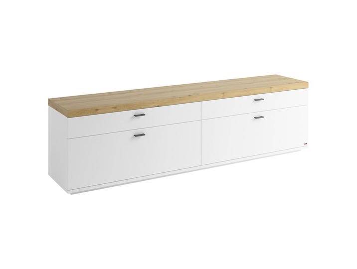 SetOne by Musterring LOWBOARD, Weiß, Eiche Artisan, Metall, 4 Schubladen, 210x58.7x43.8 cm, Typenauswahl, Beimöbel erhältlich, stehend, Wohnzimmer, SetOne by Musterring LOWBOARD, Weiß, Eiche Artisan, Metall, 4 Schubladen, 210x58.7x43.8 cm, Typenauswahl, Beimöbel erhältlich, stehend, Wohnzimmer, von Musterring