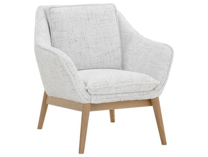 SetOne by Musterring SESSEL, Hellgrau, Eiche, massiv, 77x90x85 cm, Wohnzimmer, Sessel, Sonstige Sessel von Musterring