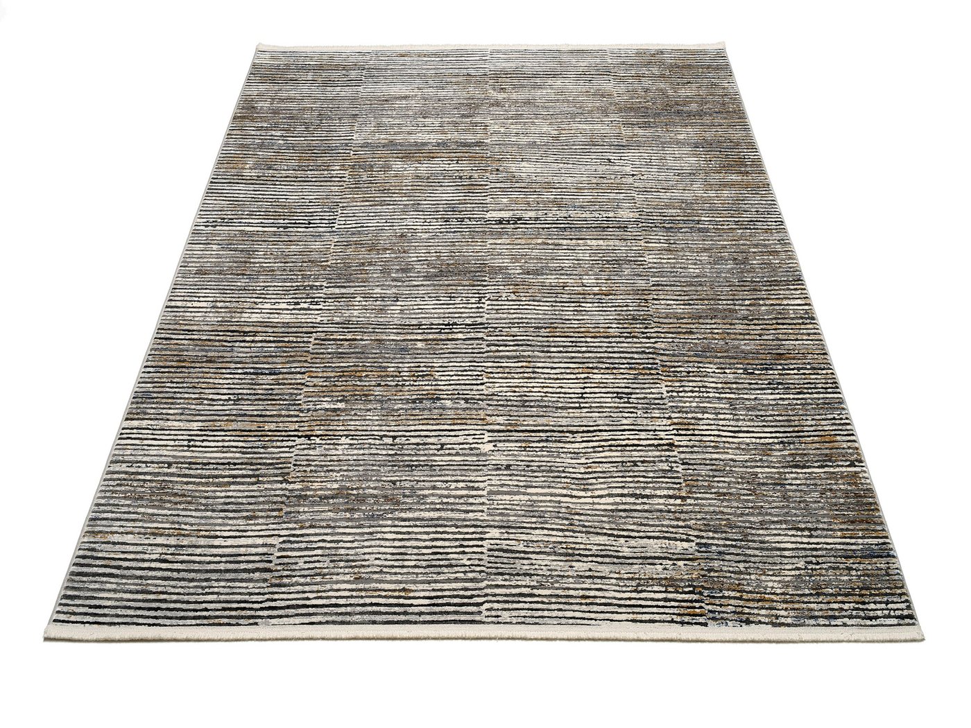 Teppich COLORADO STRIPE, Musterring, rechteckig, Höhe: 5 mm, exclusive MUSTERRING DELUXE COLLECTION hochwertig gekettelt Fransen von Musterring
