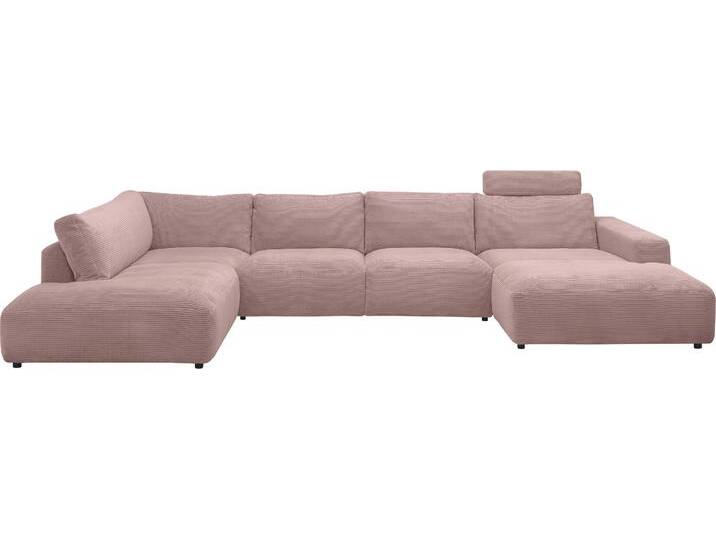 Wohnlandschaft MUSTERRING Lucia U-Form , rosa, B:434cm H:81cm T:204cm, Sofas, Verschiedene Farben, inkl. Kopfstütze, Gesamtbreite 434 cm Wohnlandschaft MUSTERRING Lucia U-Form , rosa, B:434cm H:81cm T:204cm, Sofas, Verschiedene Farben, inkl. Kopfstütze, Gesamtbreite 434 cm von Musterring