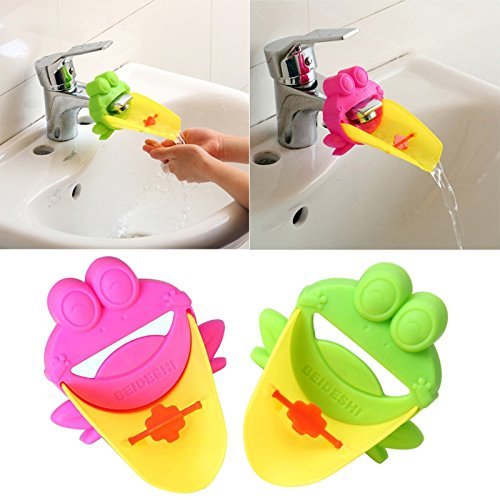 Musuntas 2pcs Wasserhahn Verlängerung Hahn Extender für Kinder Baby Hände waschen Badezimmer-Cartoon Tier Design Hand waschen Waschbecken Musuntas 2pcs Wasserhahn Verlängerung Hahn Extender für Kinder Baby Hände waschen Badezimmer-Cartoon Tier Design Hand waschen Waschbecken von Musuntas