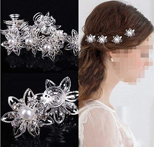 Musuntas 6er Set wunderschöne Sterne Blumen Haarspiralen Haarnadeln aus , Perle, Strass, Braut Hochzeit Perle Strass Haarschmuck Haarspiralen … Musuntas 6er Set wunderschöne Sterne Blumen Haarspiralen Haarnadeln aus , Perle, Strass, Braut Hochzeit Perle Strass Haarschmuck Haarspiralen … von Musuntas