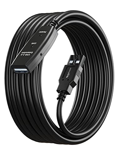 MutecPower 10m USB 2.0 Aktiv kabel männlich zu weiblich - Kabel mit Verlängerung Chipsatz - Repeater-/Verlängerungskabel - 10 meter von MutecPower