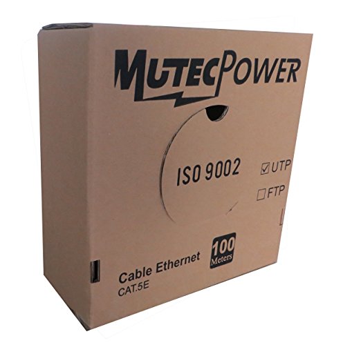 MutecPower CAT5E Indoor Ethernet RJ45 100M - CCA - Internet Router Web Netzwerk-Patchkabel LAN-Kabel 300ft von MutecPower