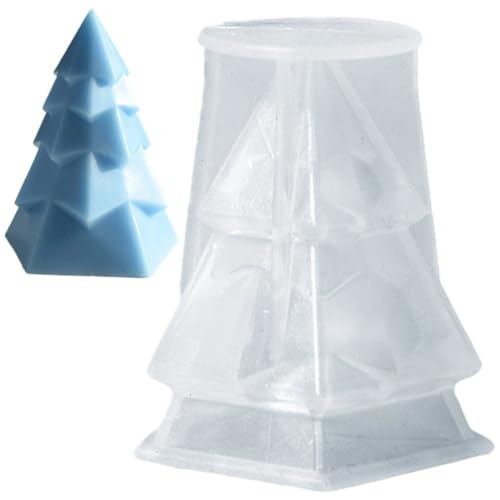 Muteitt 3D-Weihnachtsbaum-kerzenformen Zur Kerzenherstellung, Harzguss-silikonform Für Selbstgemachte Aromatherapie-Kerzen, Selbstgemachte Seife, Wachs, Gips, Polymer-ton Muteitt 3D-Weihnachtsbaum-kerzenformen Zur Kerzenherstellung, Harzguss-silikonform Für Selbstgemachte Aromatherapie-Kerzen, Selbstgemachte Seife, Wachs, Gips, Polymer-ton von Muteitt