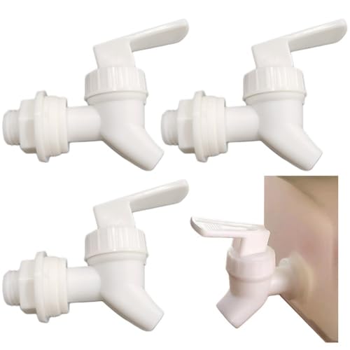 Muteitt 4 Stück Ersatz-kühlhahn Für Wasserflaschenkrug, Wasserspenderhahn, Zapfenauslauf, Wassergetränkehebel, Ausgießventil, Wasserhahn Für Wasserkrug von Muteitt