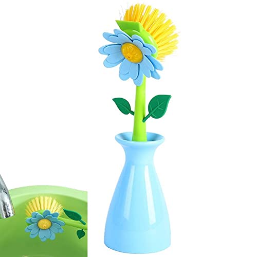 Muteitt Blumen-spülbürste Vasen-spülbürstenhalter, Spülbürste Griff, Für Topfschrubber, Küchengeschirr Und Spülbeckenreinigung von Muteitt