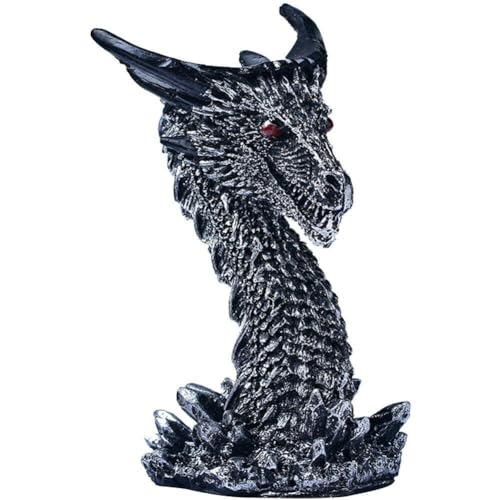 Muteitt Western Dragon Kristallkugel Basis Quarzkugel Display Halter Kristallkugel Harz Desktop Halterung Statue Dekoration von Muteitt