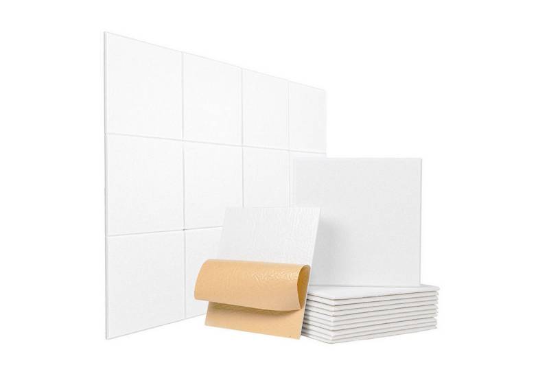 Mutig Akustikplatte Akustikplatten Selbstklebend, Akustikschaumstoff, (12 Stück Hohe Dichte Schallabsorber Wand, 30x30x0,9cm für Studio, Büro), Akustische Behandlung & Wanddekoration von Mutig