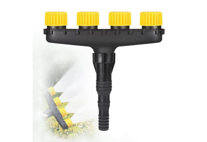 Mutig Bewässerungsbrause Garten Handbrause,Sprinkler, (Rasensprenger, 4-St., Mehrkopf Bewässerungsbrause mit 4 Düsen), Sprühpumpe für Außenbereich, Rasen, Hof, Pflanze, Gemüse von Mutig