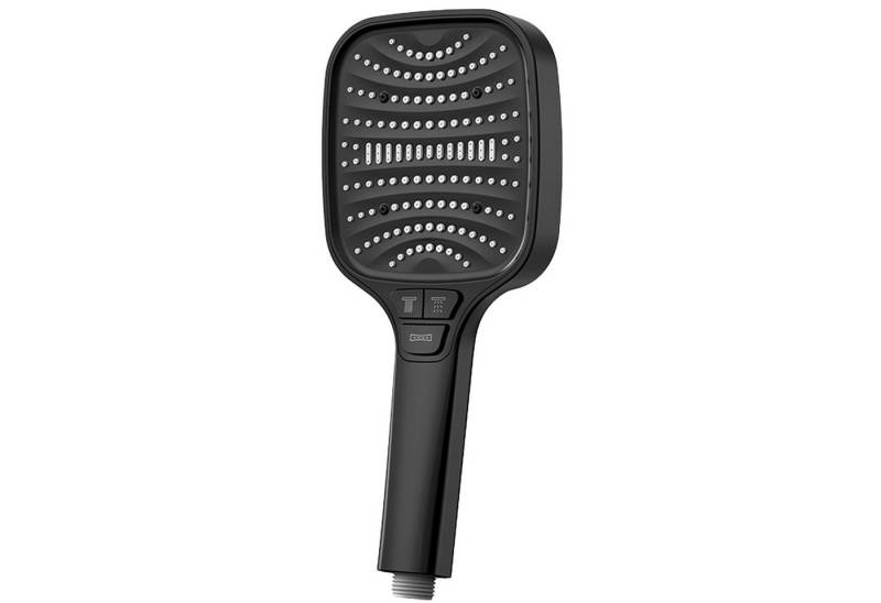 Mutig Handbrause Duschkopf Wassersparend, 8 Strahlarten Duschkopf Regendusche, (128mm Handbrause Duschkopf XXL, Silikondüsen Duschbrause Hochdruck, mit Einhand-Einstellung & Anti-Stau-Silikondüse mit Antikalk-Funktion), Gross Duschbrause Druckerhöhend,Handbrause Duschköpfe von Mutig
