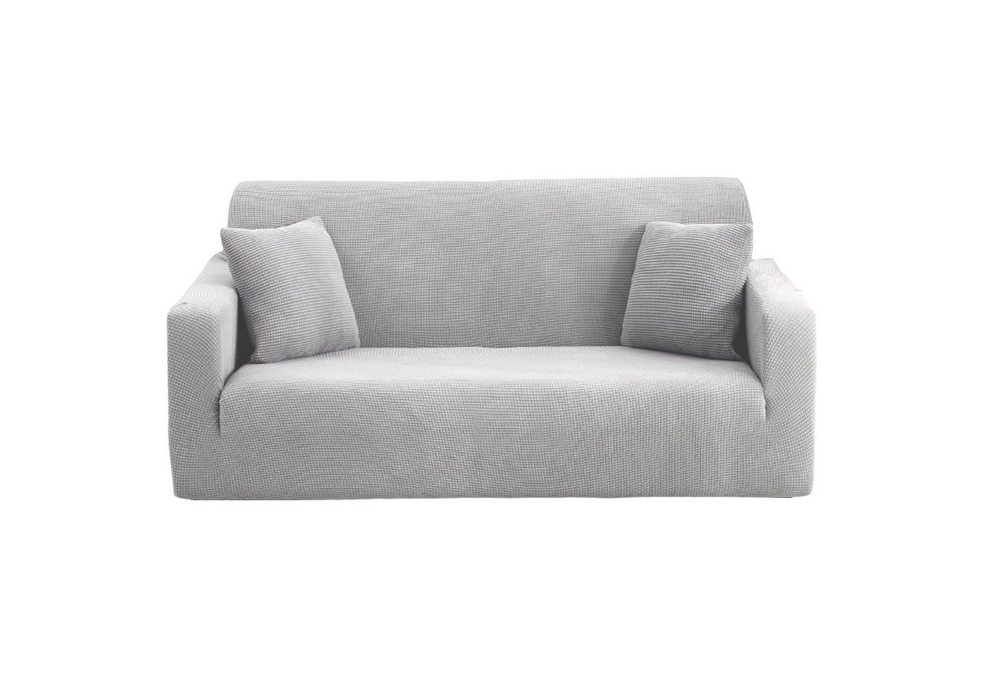 Mutig Sofabezug Stretch Sofabezu, rutschfeste Couchbezug mit Elastischen Riemen, Waschbare Sofaschutz für Wohnzimmer, Kinder, Haustiere, Hunde, Katzen von Mutig