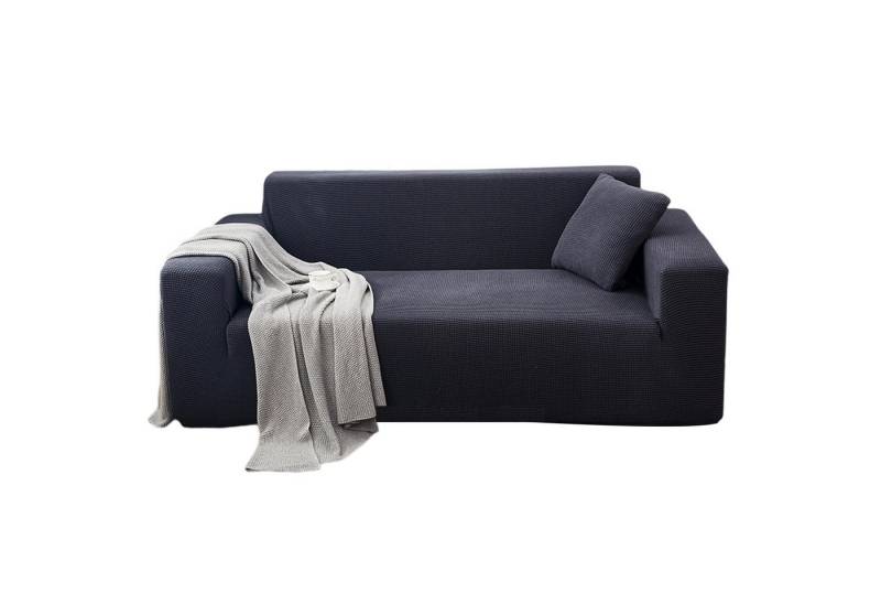 Mutig Sofabezug Stretch Sofabezu, rutschfeste Couchbezug mit Elastischen Riemen, Waschbare Sofaschutz für Wohnzimmer, Kinder, Haustiere, Hunde, Katzen von Mutig