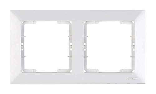 Mutlusan Candela 2-fach Rahmen horizontal weiss für 2 Module von Mutlusan