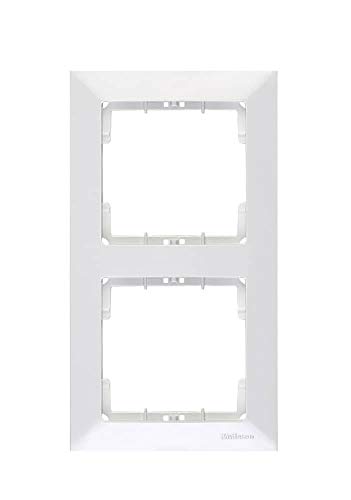 Mutlusan Candela 2-fach Rahmen vertikal weiss für 2 Module von Mutlusan