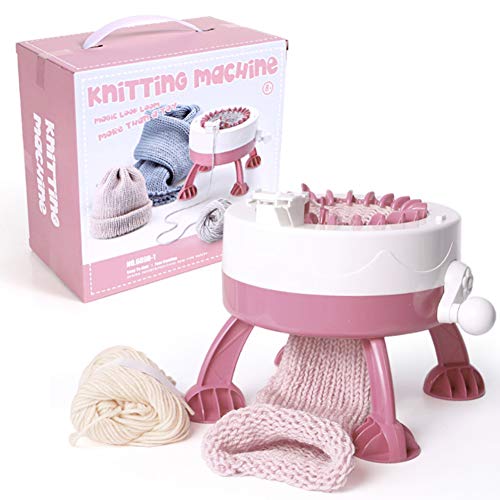 Mutuer Strickmaschine, DIY Kunststoff Handstricken Nähmaschine Kinder Weben Spielzeug Werkzeug Zubehör, DIY Hand Artefakt Wolle Maschine für Erwachsene und Kinder (22 Nadeln) von Mutuer