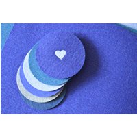 6 Untersetzer Aus Wollfilz - 5 Mm Dicker 6 Untersetzer Aus Wollfilz - 5 Mm Dicker von MutundFeder