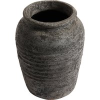 Muubs - Terracotta - Melancholia Krug, H 40 Ø 30 cm, schwarz metallic von Muubs