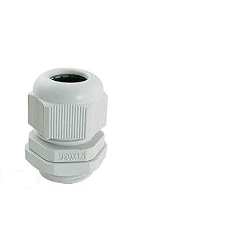 Muuoeou 10 Stueck wasserdichte Kabelverschraubungen aus weissem Kunststoff M20 x 1,5 Muuoeou 10 Stueck wasserdichte Kabelverschraubungen aus weissem Kunststoff M20 x 1,5 von Muuoeou