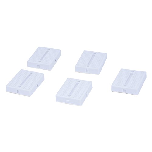 Muuoeou 5x Breadboard Steckboard Steckbrett Elektronik Experimentierboard 4,5x3,5cm von Muuoeou