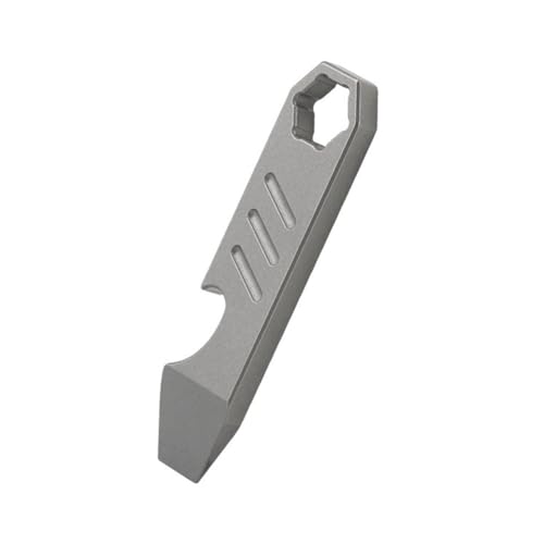 Muuoeou Multifunktionales Mini-Brecheisen, Flaschenöffner, Sechskantschlüssel, Tragbares Outdoor-Multifunktionswerkzeug, Campingausrüstung von Muuoeou