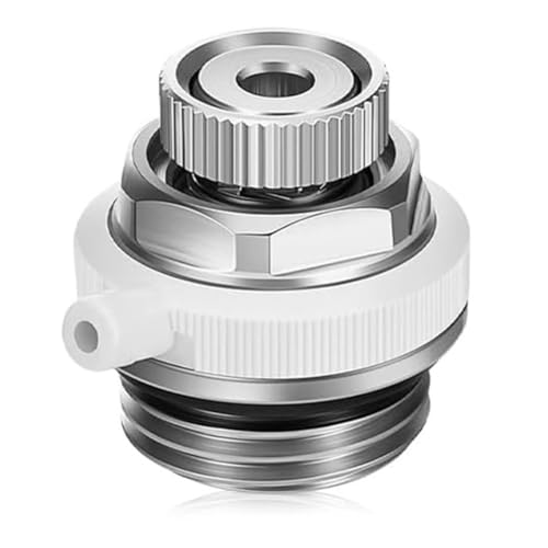 Muuoeou Vollautomatisches Entlüftungsventil mit Automatischer Abschaltung, Selbstentlüftendes Heizkörperventil 1/2 für Heizungssysteme von Muuoeou