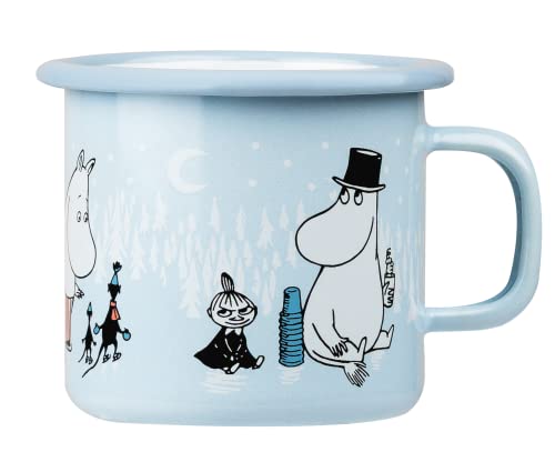 Muurla Moomin Emaille Tasse Day on Ice 0,25 l von Muurla