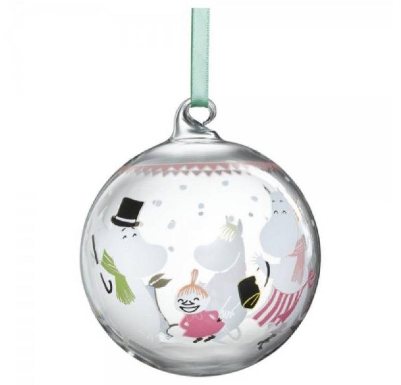 Muurla Christbaumschmuck Christbaumkugel Mumin Festive Spirits (9 cm) von Muurla