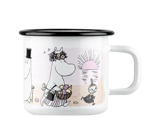 Muurla Enamel mug 3,7dl The Beach, 3,7 dl von Muurla