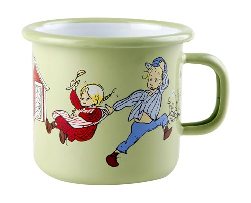 Muurla Henkelbecher Henkeltasse Michel und Ida Emaille - 250 ml von Muurla