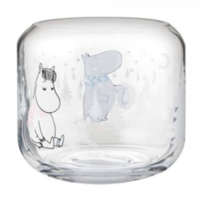 Muurla Kerzenhalter Teelichthalter Mumins Schneefall von Muurla