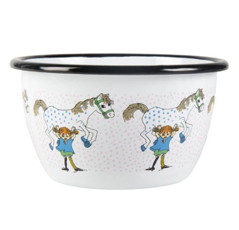 Muurla Kindergeschirr-Set Schalel Pippi Langstrumpf Pippi And The Horse (600 ml) von Muurla