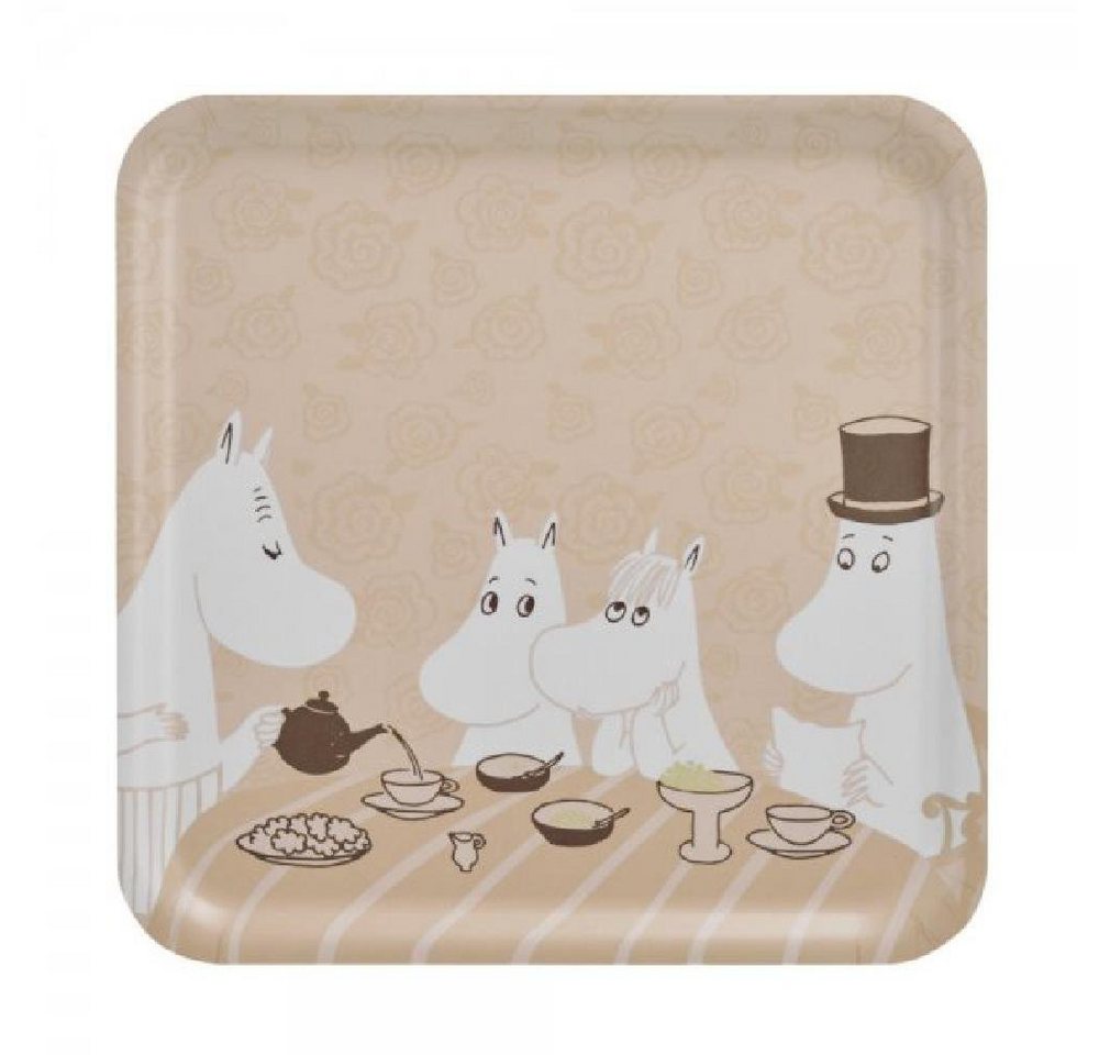 Muurla Kindergeschirr-Set Tablett Moomin Coffee Time (33x33 cm) von Muurla