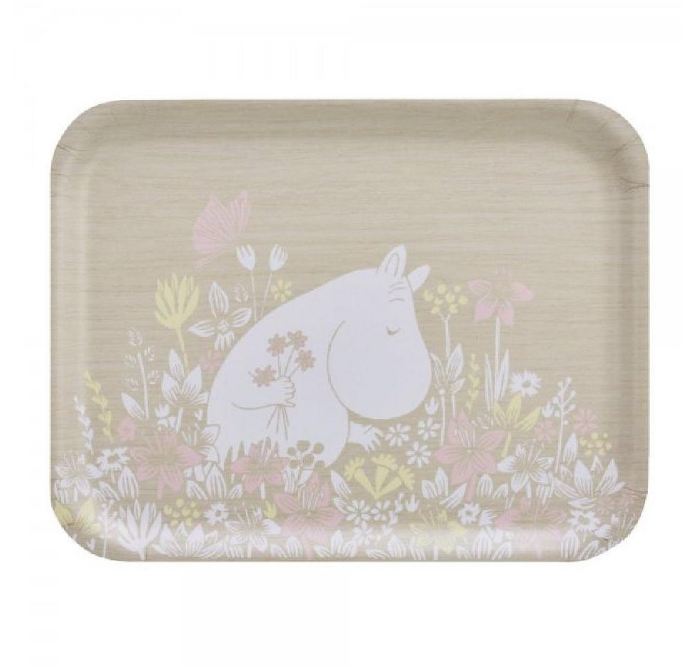 Muurla Kindergeschirr-Set Tablett Moomin Flower Field (36x28 cm) von Muurla