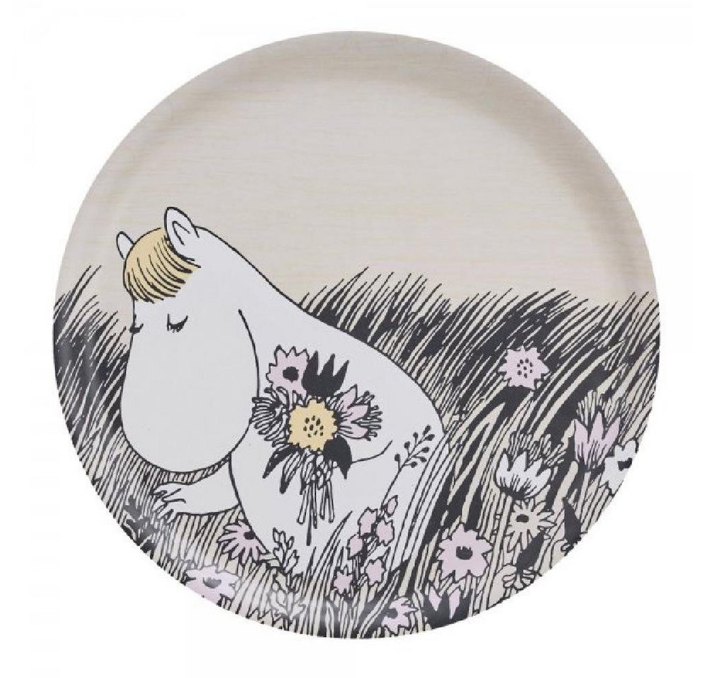 Muurla Kindergeschirr-Set Tablett Moomin Summer Night (35 cm) von Muurla