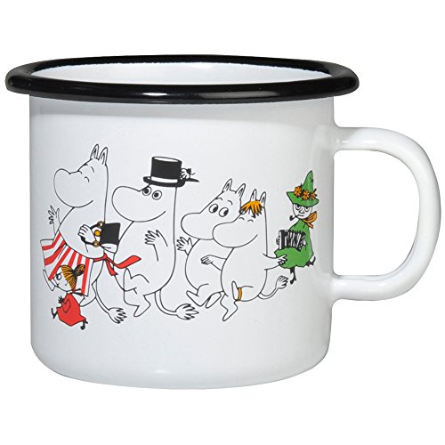 Muurla Moomin Moomin Valley Becher emailliert klein von Muurla