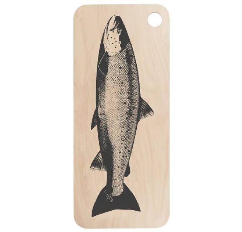 Muurla Schneidebrett Schneidebrett The Salmon / The Pike (20x46 cm) von Muurla