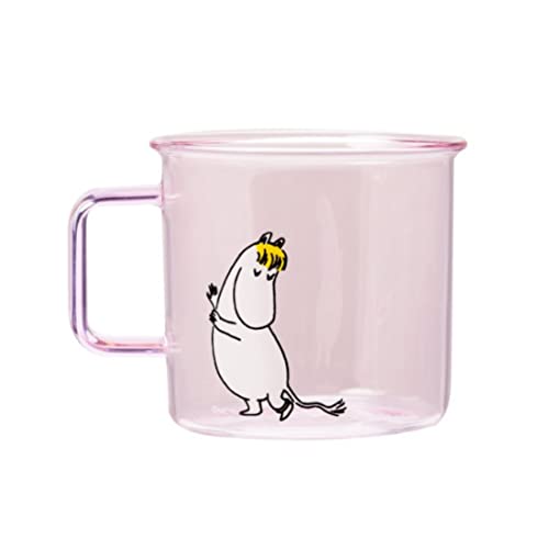 Muurla - Tasse, Kaffeetasse - Mumin Snorkmaiden - Glas - Farbe: pink - 350 ml von Muurla