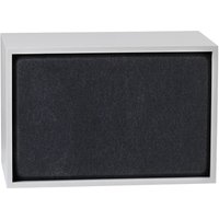 Acoustic Panel für Wandregal Stacked black mélange 18,1 cm L von Muuto