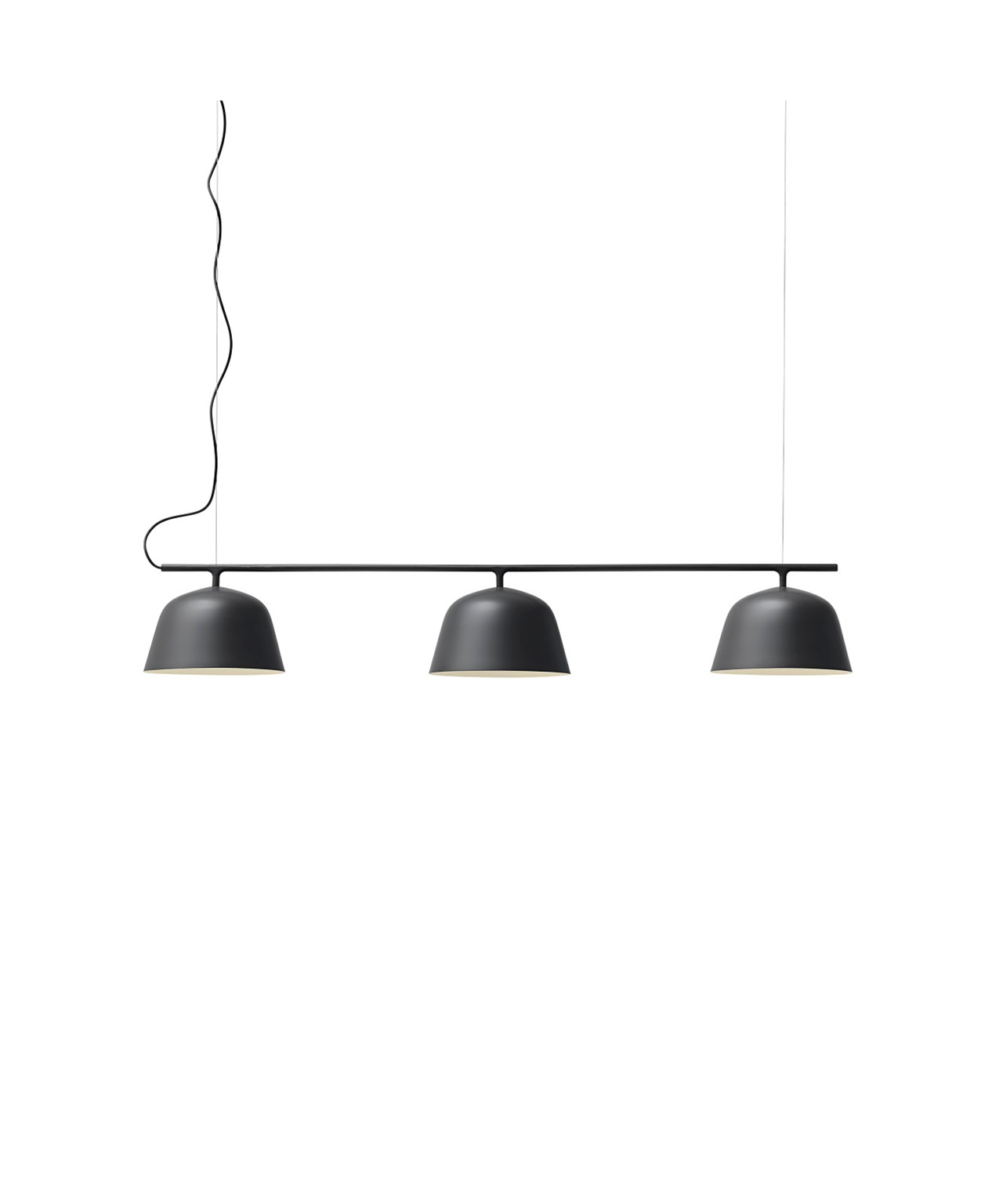 Muuto - Ambit Rail Pendelleuchte Black von Muuto