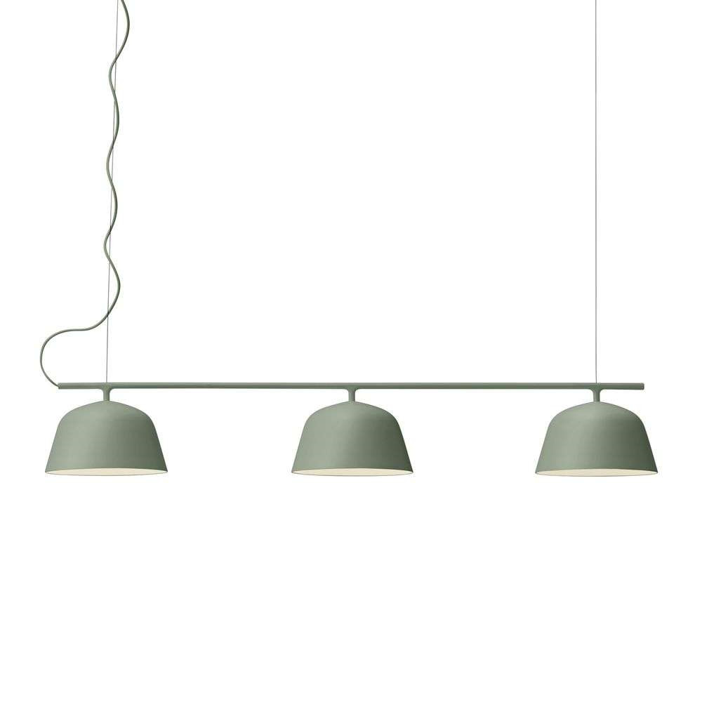 Muuto - Ambit Rail Pendelleuchte Dusty Green von Muuto