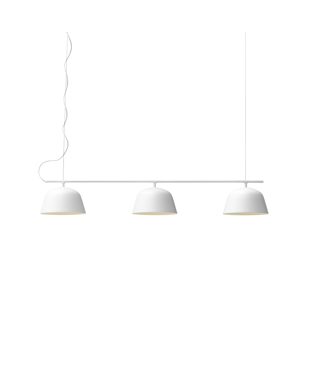 Muuto - Ambit Rail Pendelleuchte White von Muuto